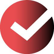 Red tick icon
