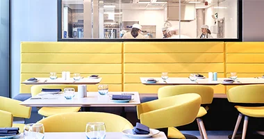 Inside City Campus Manchester 1853 restaurant