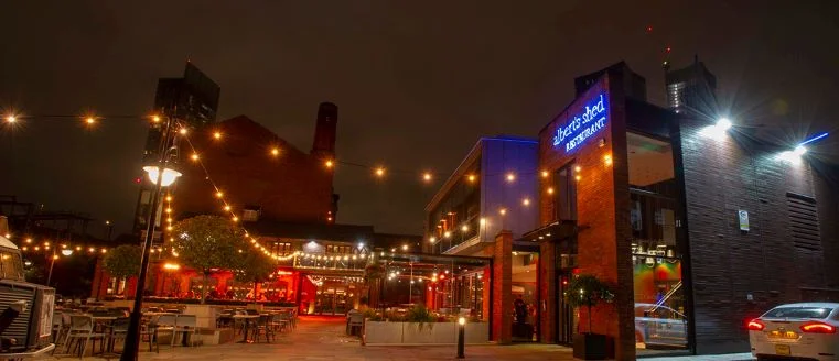 Manchester at nighttime