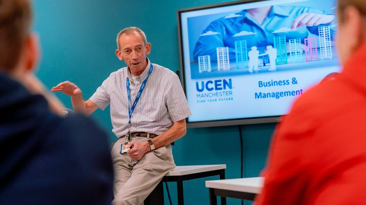 Attending a Business and Management course