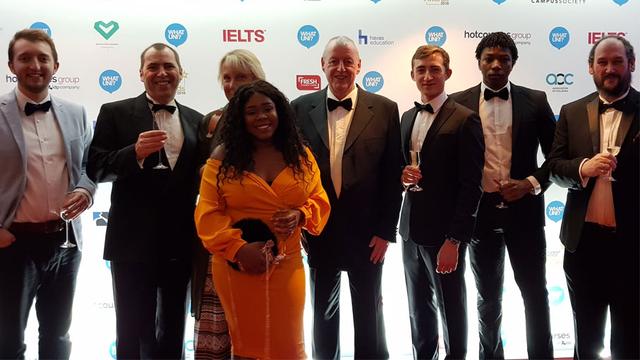 Team at the What Uni Student Choice Awards