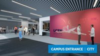 New UCEN Manchester campus entrance