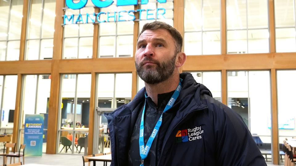 Former Super League player Paul Wood at UCEN Manchester.