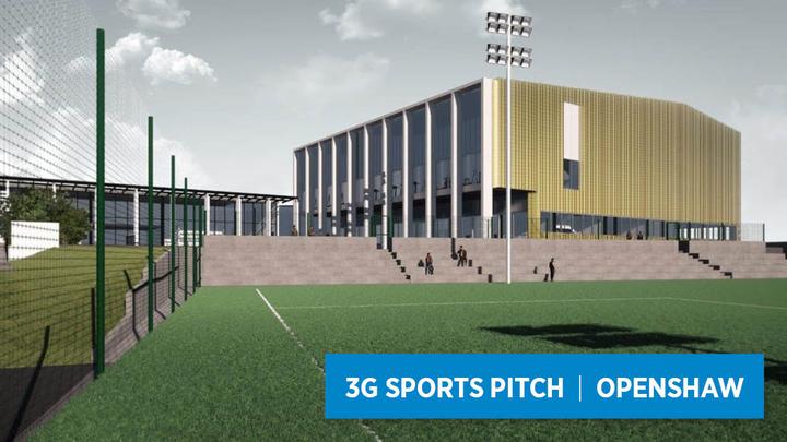 3G sports pitch in Openshaw