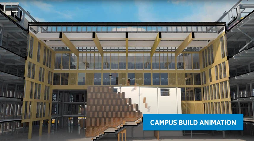 Blueprint of City Campus Manchester
