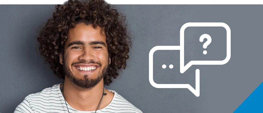 A leaner smiling at the camera