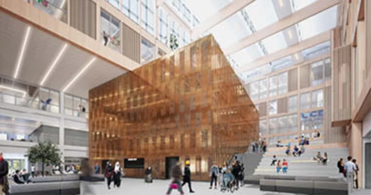 Interior view of City Campus Manchester