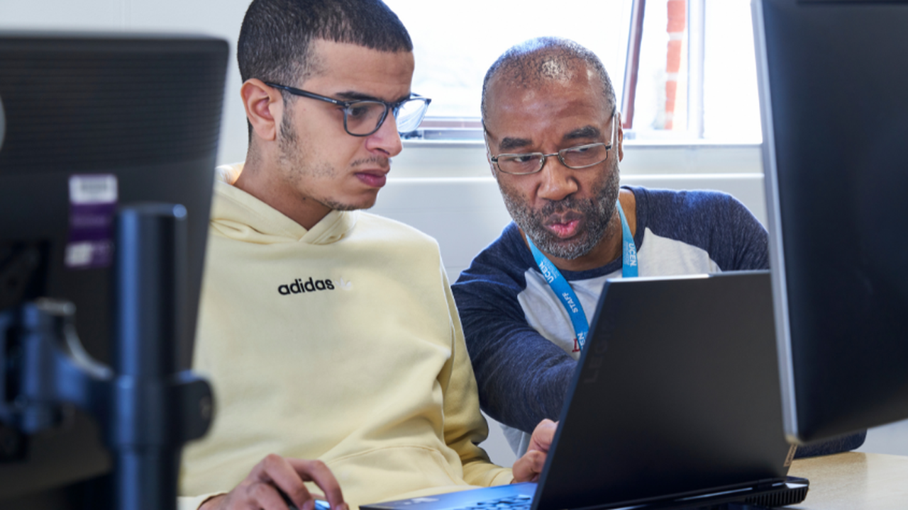 Computing tutor and student