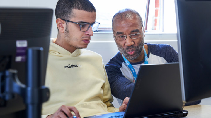 Computing tutor and student