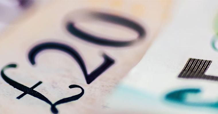 Close-up of money
