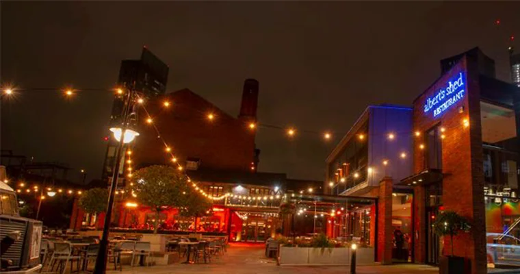 Manchester at nighttime