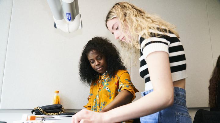 Make up students working together