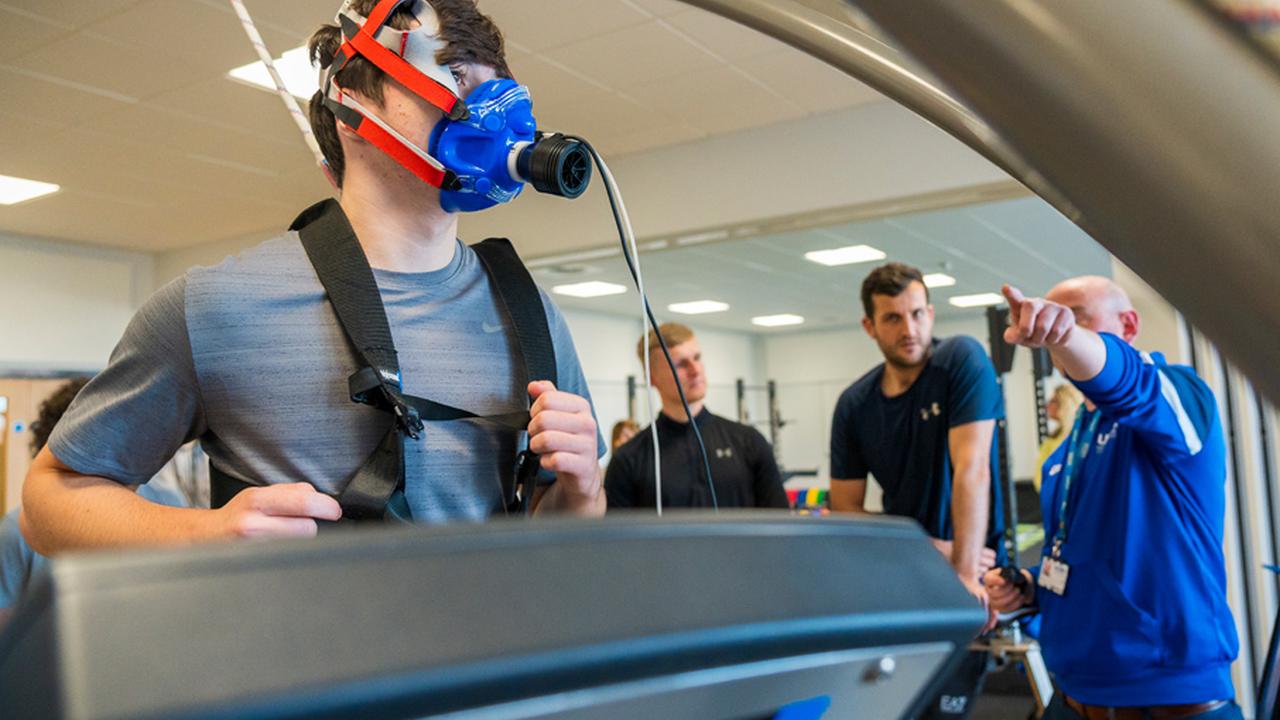 Students attending a Sports Science class