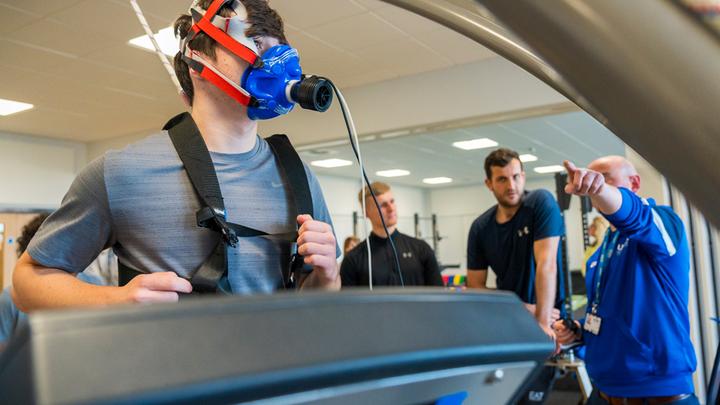 Students attending a Sports Science class