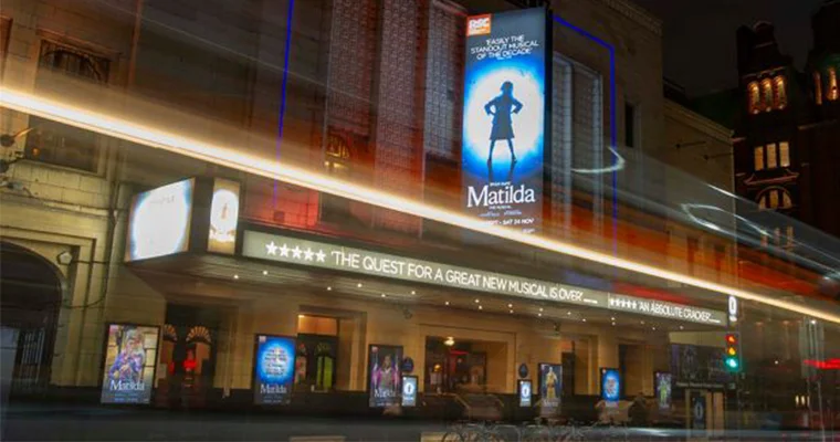 Exterior shot of the royal exchange threatre