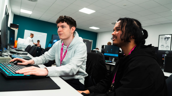 Animation and design students