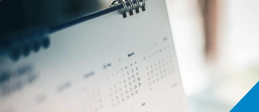 Close-up of a calendar