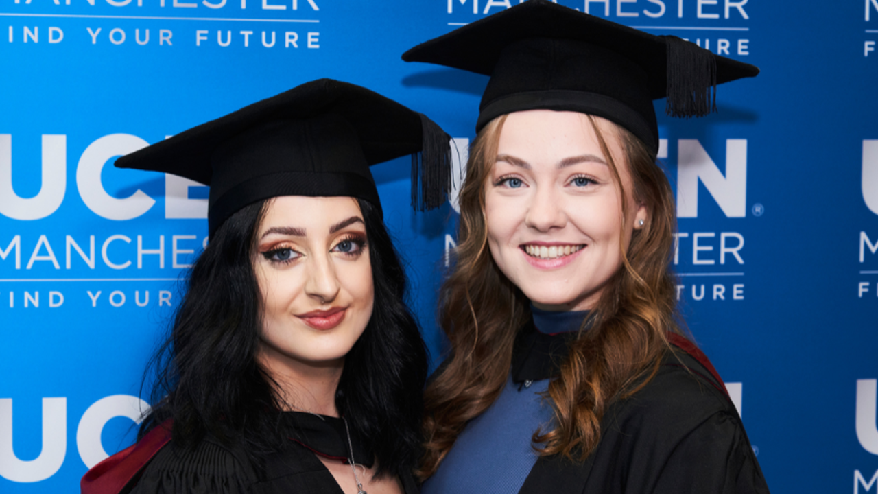 Students at graduation