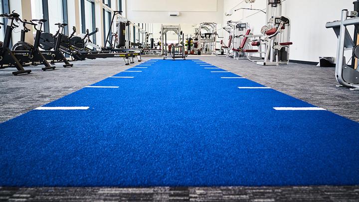 Photograph of the gym at UCEN Manchester's Openshaw Campus.