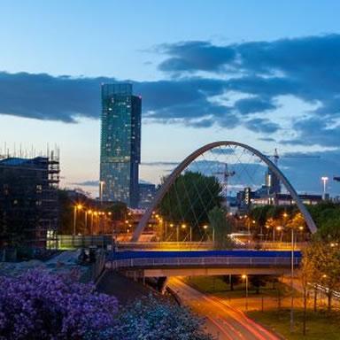Manchester skyline